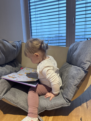 Gugalnik z blazino SUNNY BEE